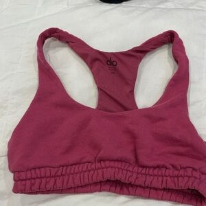 ALO Yoga Raspberry Sports Bra
